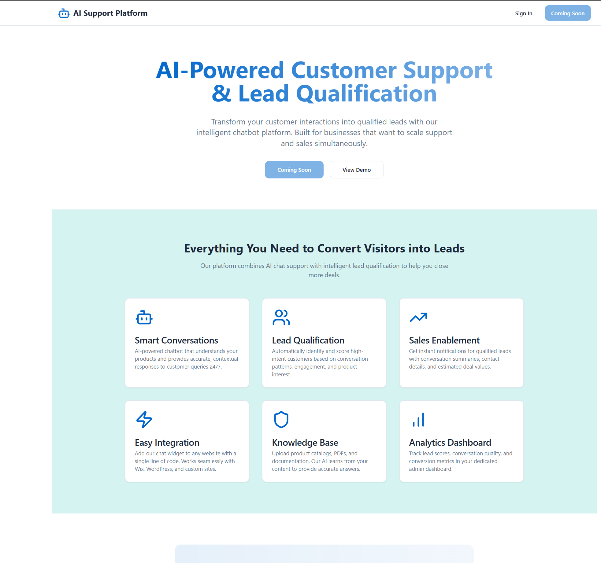 Ecommerce — Smart AI for engagement and sales